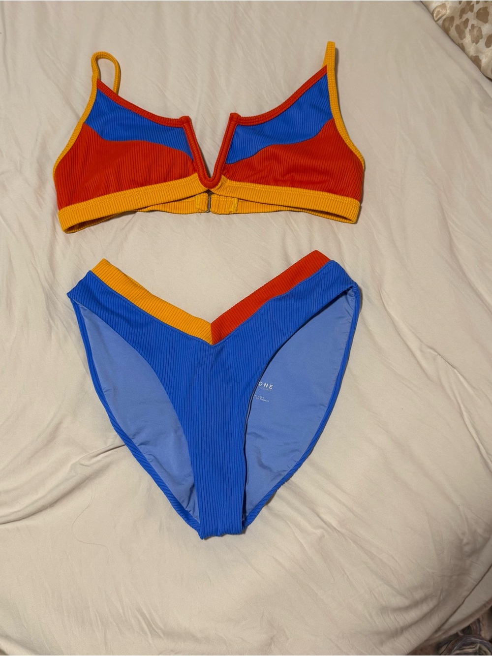 One one swim - Cayman bikini - Jenna top / jesse bottom “full” coverage